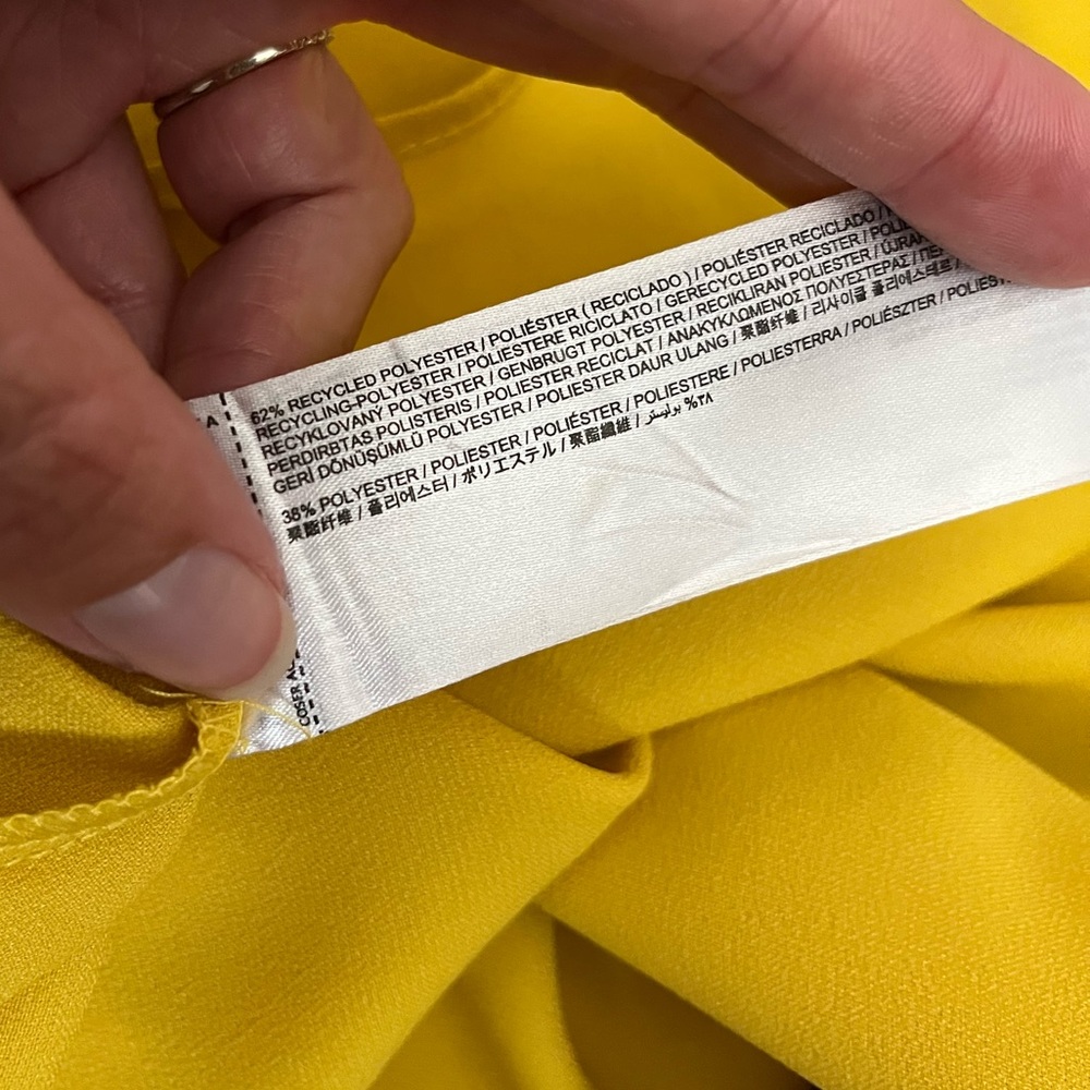 Mango Yellow Sleeveless Maxi Dress - Picture 7 of 9